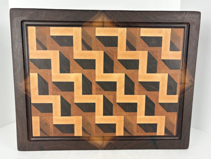 End Grain 18 ½ x 14 ½ x 1 3/4