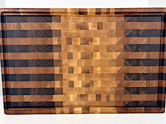 End Grain Walnut, Cherry, and Maple Hardwoods