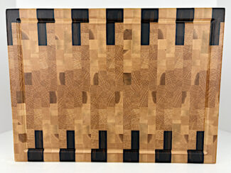 Walnut, cherry, maple, and red oak Ombre Board