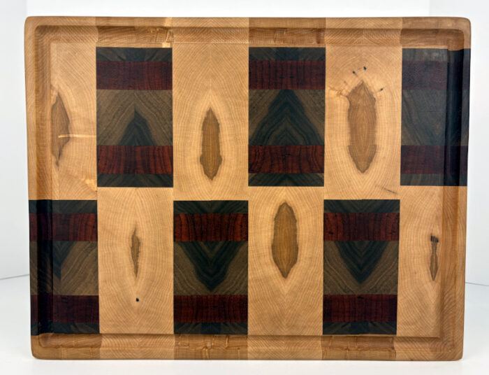 Book Matched Maple & Walnut Board