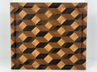 3D Cube End Grain Cutting Board