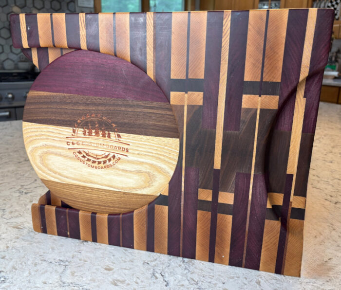 Deluxe End Grain Cutting Board Set - Image 4