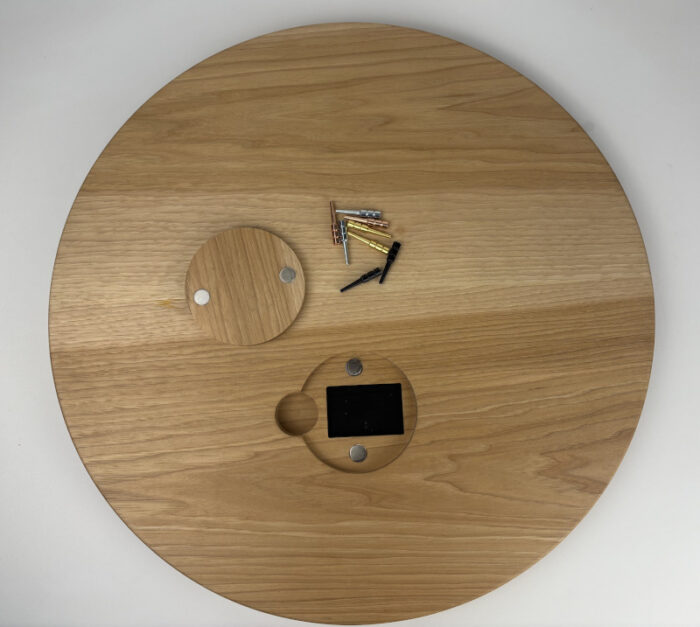 Hickory Epoxy Inlay Cribbage Board - Image 3