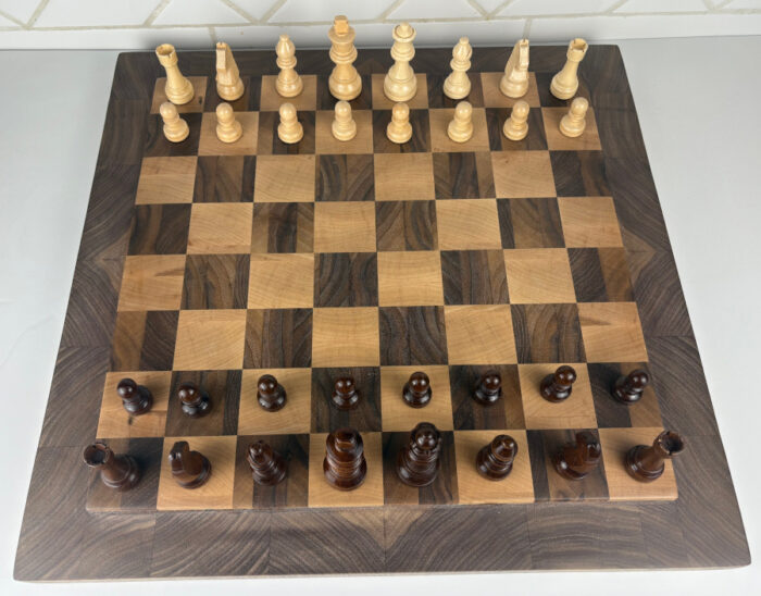 End Grain Chess Board