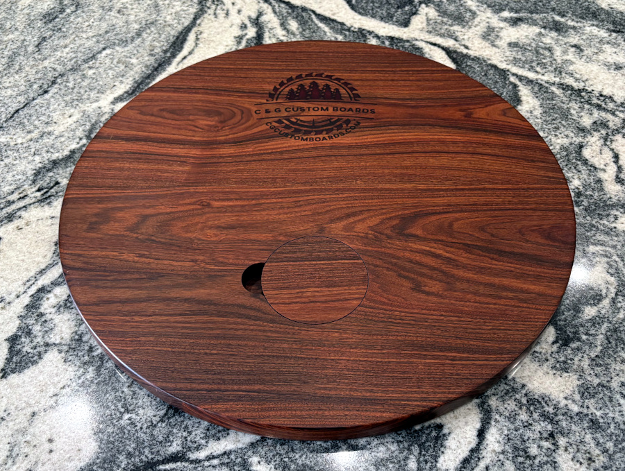 Round Cribbage Board - Image 3