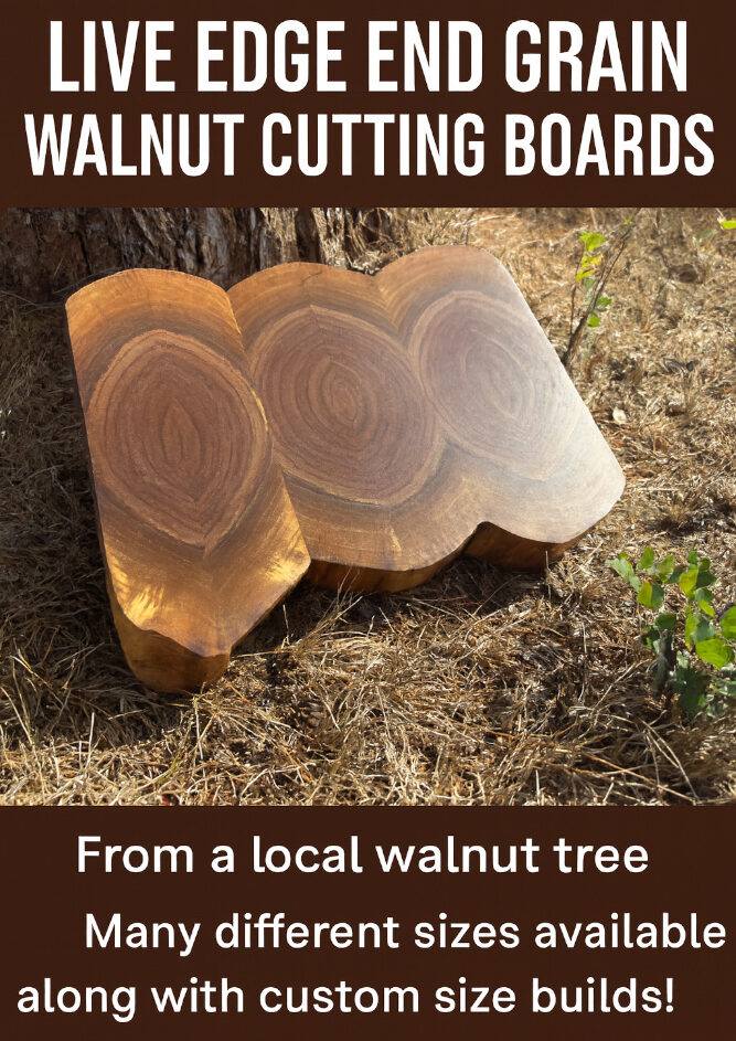live edge walnut ad